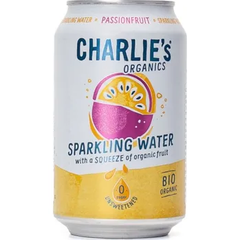 Limonáda Charlie's Organics Perlivá voda Marakuja