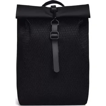 Sportovní batoh Rains Rolltop Rusksack Mesh Mini Black W3 13350 01 Batoh Univerzální