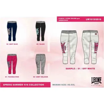 Dámské legíny LEONE krátké legíny LW1019/S16 námořnická modř "S" NEPLATÍ