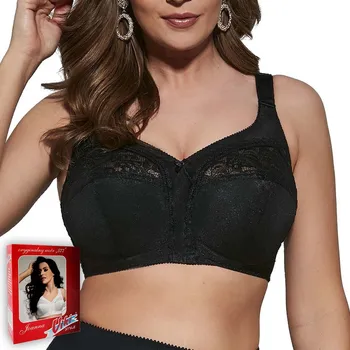 Podprsenka Podprsenka Viki 577 Joanna sexy měkká černá 90I Pohodlná a odolná podprsenka