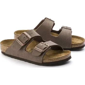 Dámské tenisky Dětské žabky Birkenstock Arizona Kids Birko-Flor Nubuck Mocha narrow (0552893) 29