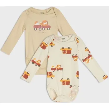 Kojenecký body Sinsay - Sada 2 body - krémová - 596EJ-01X - 596EJ-01X-80