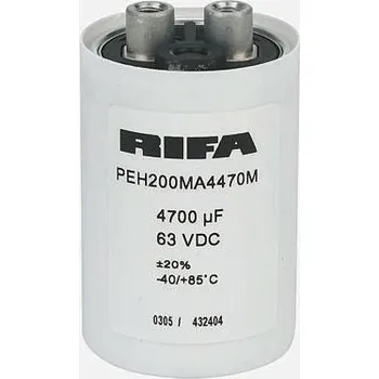 Truhlářská svěrka Kondenzátor, řada: PEH200 0.1F ±20procent 5mΩ 63V dc, Šroubová svorka Hliníkové elektrolytické KEMET