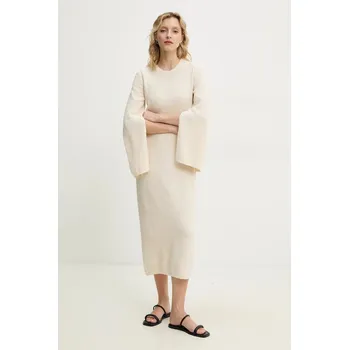 Dámské šaty Šaty Theory P0214702 béžová 01X, vel. M