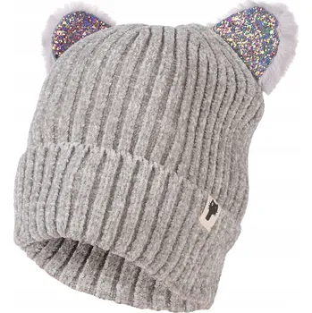 Čepice Dívčí čepice s oušky kočky, teplá MORAJ