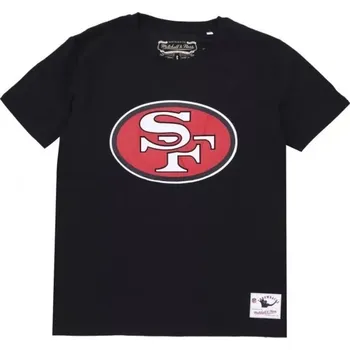 Pánské tričko Mitchell & Ness NFL Team Logo Tee San Francisco M 49ERSS BMTRINTL1053-SF4BLCK T-Shirt XL