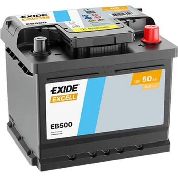 Autobaterie EXIDE Excell 12V 50Ah 450A 207x175x190