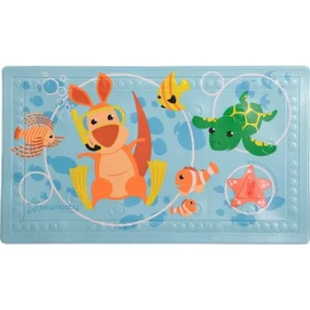 Protiskluzová podložka DREAMBABY Podložka do vany protiskluzová s teplotním indikátorem Mořské zvířátka
