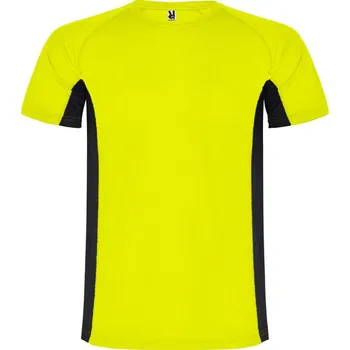 Roly Funkční triko s krátkým rukávem SHANGHAI Velikost: 8 let, Barva: neon yellow-černá
