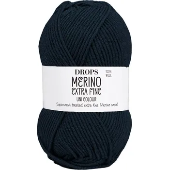 Příze Drops Merino Extra Fine 55 půlnoc