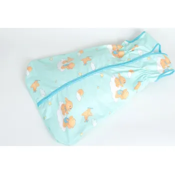 Spacák JAN peří Pytlík na spaní pro děti - letní 80 - 150 cm - zvířátka a letadla tyrkysová - Pytlík na spaní pro děti - letní - 80 cm - zvířátka a letadla tyrkysová