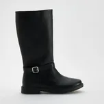 Reserved - Vysoké kozačky z imitace kůže - černý - 920GT-99X - 920GT-99X-36