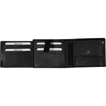 Peněženka Pánská peněženka na karty a doklady 3445 černá, Old River