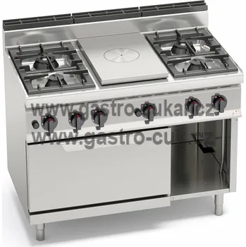 Sporák Sporák s troubou Bertos G7T4P4F+FG