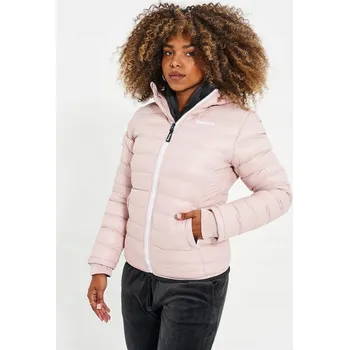 PUCHOVÁ BUNDA BENCH KARA PUDROVÁ RŮŽOVÁ VELIKOST M 40