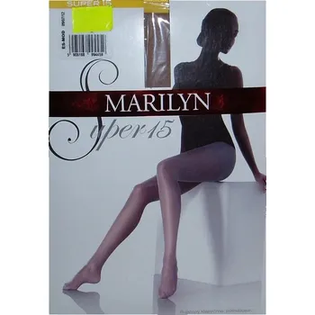 Dámské punčochy Punčocháče hladké Marilyn Super new 15den šedé Antracite velikost 2