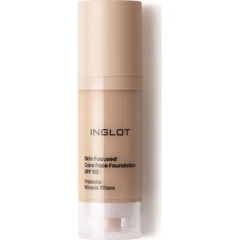 Make-up Inglot Skin Focused Středně Béžový podkladová báze na obličej 30 ml SPF 50+