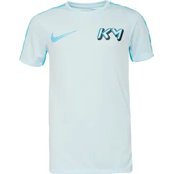 Dětské fotbalové tričko Nike KYLIAN MBAPPÉ ACADEMY23 L Světle modrá, Tyrkysová, Černá