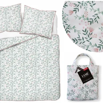 Povlečení Povlečení 220x200 La Perkale Perkálové s lemem Kvetoucí louka v odstínech ze