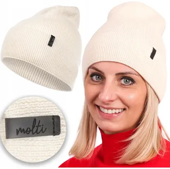 Čepice Molti zimní čepice beanie béžová, velikost 55-60