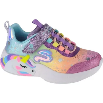 Chlapecká obuv Skechers S-Lights Unicorn Dreams 302311L-PRMT Multicolour 34 35