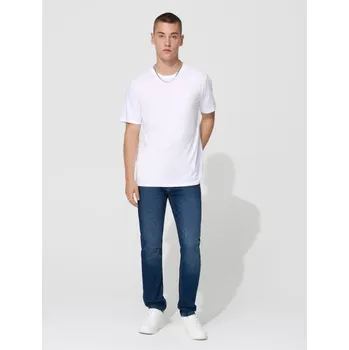 Pánské džíny Džíny slim se sepraným efektem - 33/32 - House - námořnictvo - 170GL-59J