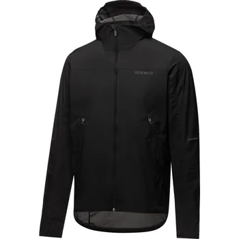 Cyklistické oblečení Cyklistická bunda GORE FERNFLOW Hooded Windbreaker Mens Black Velikost: S