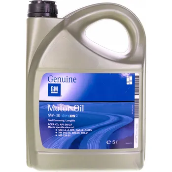 Motorový olej Motorový olej GM 5 l 5W-30