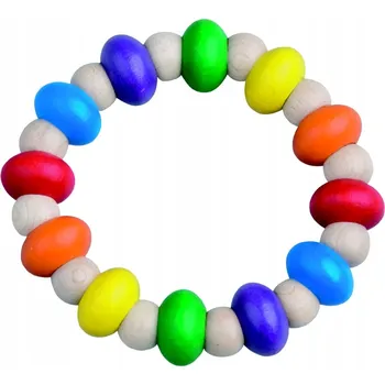 Kousátko Detoa dřevěné, vícebarevné