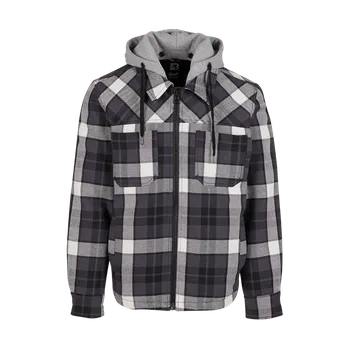 Pánská větrovka Přechodní bundy z Brandit - Heavy Twill Jacket - Muži - cerná/bílá