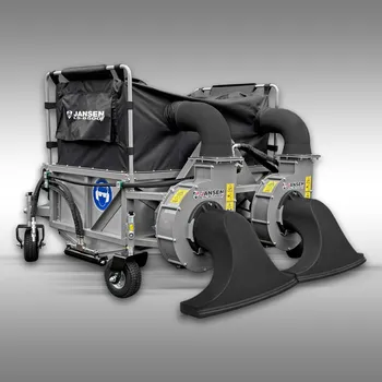 Zametací stroj Jansen LS-8500H vysavač listí, hydraulický, euro držák, čelní nakladač, 1,5 m