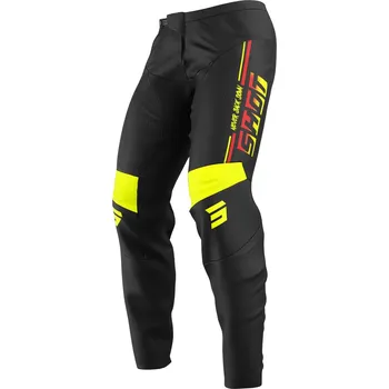 Moto kalhoty Motokrosové kalhoty Shot Devo Block fluo žluté