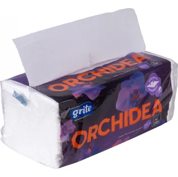 Utěrky 120 ks skládané 2vrstvé Grite Orchidea