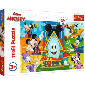 Puzzle Puzzle 24 dílků Maxi Mickey Mouse a přátelé – Trefl 14351