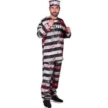 Karnevalový kostým Kostým pro dospělé Strašidelný vězeň. vel univerzální, Halloween