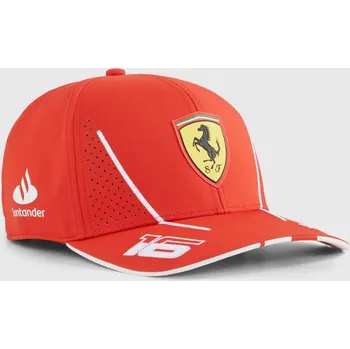 Kšiltovka Týmová kšiltovka Charles Leclerc - Scuderia Ferrari F1 2024 červená