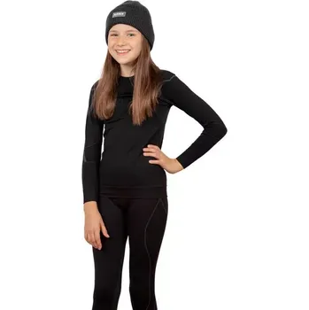 Dívčí tričko Dětská termo souprava Active GT43204 černo-šedá - Alpinus 110-116