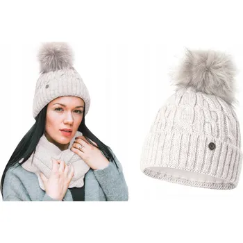 Čepice Heyo Zimní čepice beanie bílá, univerzální velikost