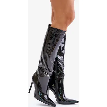 Dámské tenisky Dámské kozačky na vysokém podpatku C-334 model 202606 Černá - Stephan Paris černá 36