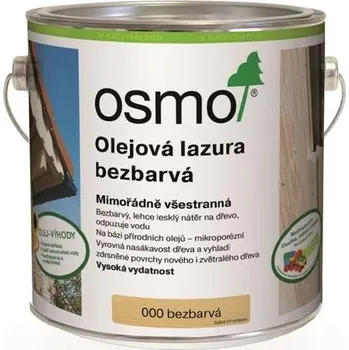 lazura 000 Olejová lazura, Bezbarvá 25 l