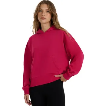 Dámské oblečení Dámská mikina 4F F1887 tmavě růžová 4FWAW25TSWSF1887 53S 2 XL