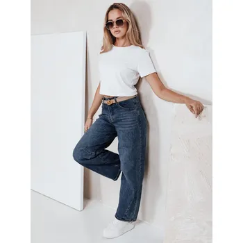 Dámské džíny Dámské široké džíny Dstreet UY2749 Barva: Modrá - světle, Velikost: 40