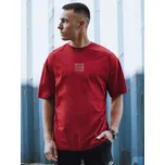 Pánské tričko Dstreet RX5522 Barva: Bordó, Velikost: M