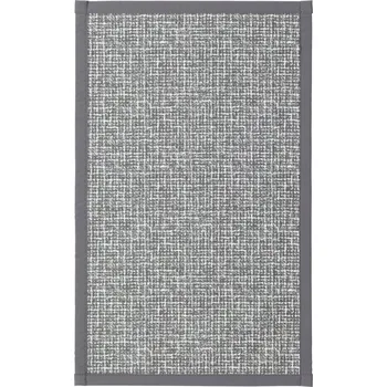 Koberec BĚHOUN PLETENÝ PROTISKLUZOVÝ ŠEDÝ DO PŘEDSÍNĚ 75 X 45 CM POLYESTER