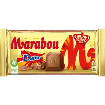 Čokoláda Marabou mléčná čokoláda s kousky Daim 220 g