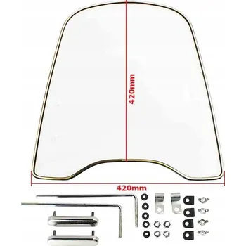 Autosklo ČELNÍ SKLO SKÚTRU - KRYT YM-618
