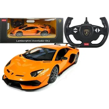 RC model auta RC auto Lamborghini Aventador s LED světly 1:14 – Rastar oranžové