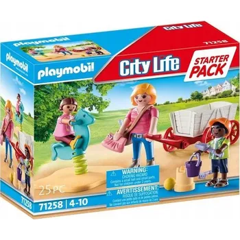 Stavebnice Playmobil Playmobil 71258 Startovací sada: Chůva s kočárkem