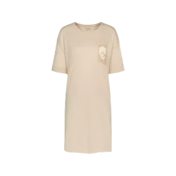 Dámská noční košile Dámská noční košile Endless Comfort NDK SSL 10 CO/MD - Triumph světlá kombinace tělové (M001) 044