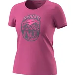 Dynafit triko Graphic CO W S/S TEE - Horizon, růžová, S 42/36